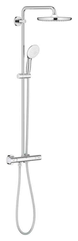 GROHTHERM ENSEMBLE DE DOUCHE ENCASTRÉ AVEC TEMPESTA CUBE 250 34871000 Chromé