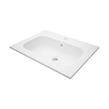 Plan de toilette Alterna Séducta2 60 cm en synthèse vasque centrée