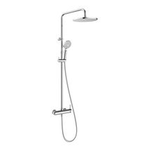 Colonne de douche Alterna Concerto 2 avec mitigeur mécanique chromé à ouverture par bouton