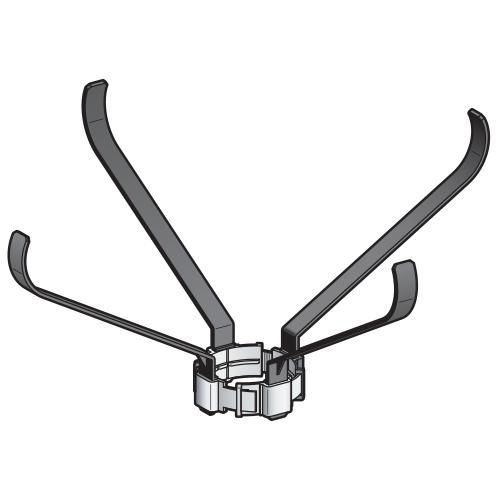 Bride de centrage DUALIS FLEXCONDENS, diamètre 080 mm, pour chaudière gaz et fioul BA 80 FLA Réf. 27080765/0