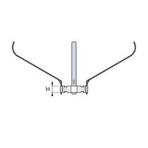 Bride de centrage DUALIS FLEXCONDENS, diamètre 080 mm, pour chaudière gaz et fioul BA 80 FLA Réf. 27080765/0