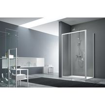Paroi de douche Alterna Verseau 2, accès de face, porte coulissante 2 vantaux 120 cm