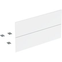 Kit de façades de tiroir pour meuble bas pour lavabo Geberit ONE: B=90cm, blanc / laqué très brillant