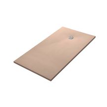 Receveur de douche modèle  Centuria Slate R1 ronde 210X90 en couleur capuccino mcbath