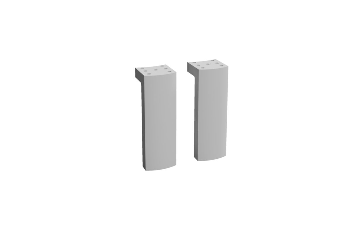 Lot De 2 Pieds Presseurs Transparents De 6,35 Mm Pour