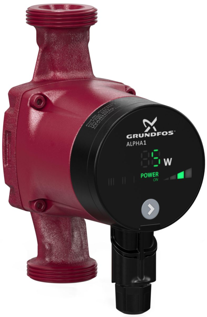Circulateur Grundfos Alpha1 25 40 Entraxe 180 Mm GRUNDFOS - Circulateur domestique ALPHA1 25 - 40 180 Réf 98475930 | Cedeo
