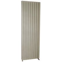 Radiateur eau chaude Acova Fassane vertical double, puissance 1012W (dT50), hauteur 2200 mm, largeur 296 mm, 4 éléments, raccordement excentré par le bas, Aller/Retour réversible, appareil réversible Haut/Bas, Blanc RAL 9016 Réf. HXD-220-029