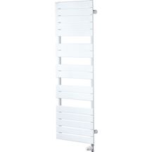 Sèche-serviette Acova Régate Eau Chaude, puissance 583W (dT50), hauteur 1259 mm, largeur 500 mm, raccordement par le bas, excentré, Aller/Retour réversible, Blanc RAL 9016 Réf. SX-126-050