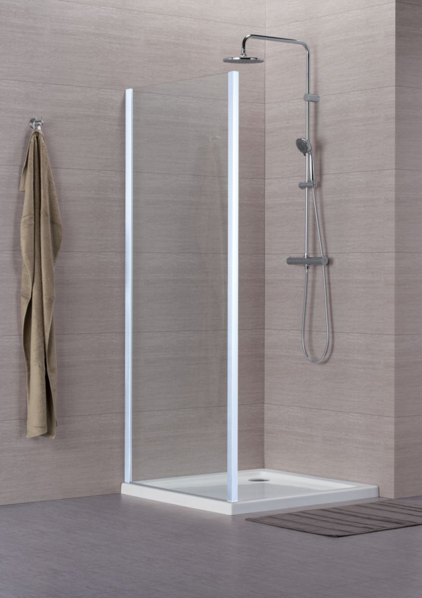 Profilé Paroie De Douche ALTERNA - Paroi de douche Alterna Concerto retour fixe L 90 x H 195 cm