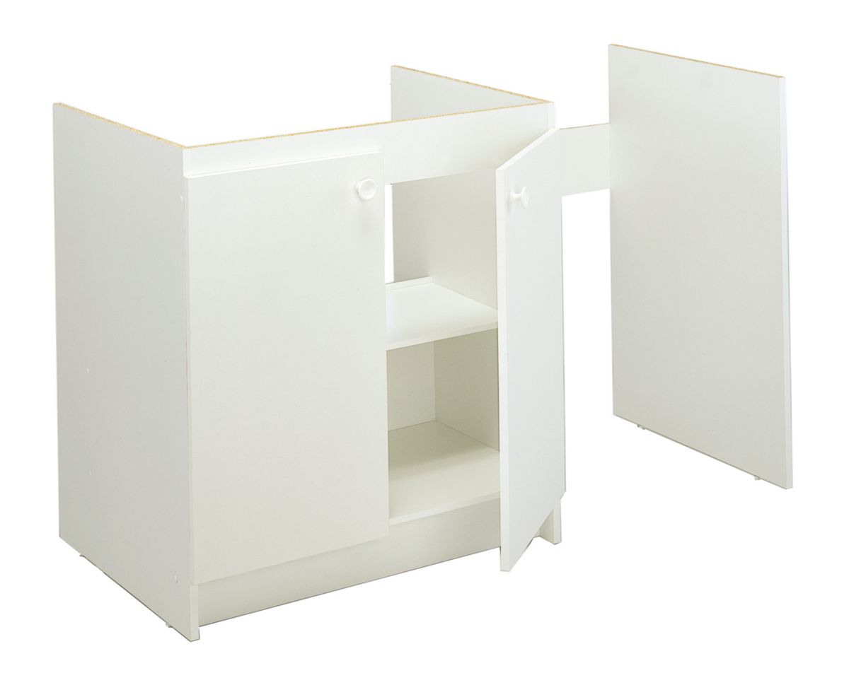 Meuble de 140cm, meuble salle de bain scandinave 140cm, grand plan vasque  Avellino 1400mm