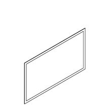 Miroir LED NARCISSE Cadre Noir L.120 cm - Classe II - IP44 - CE - Classe énergétique G Réf. 1746532