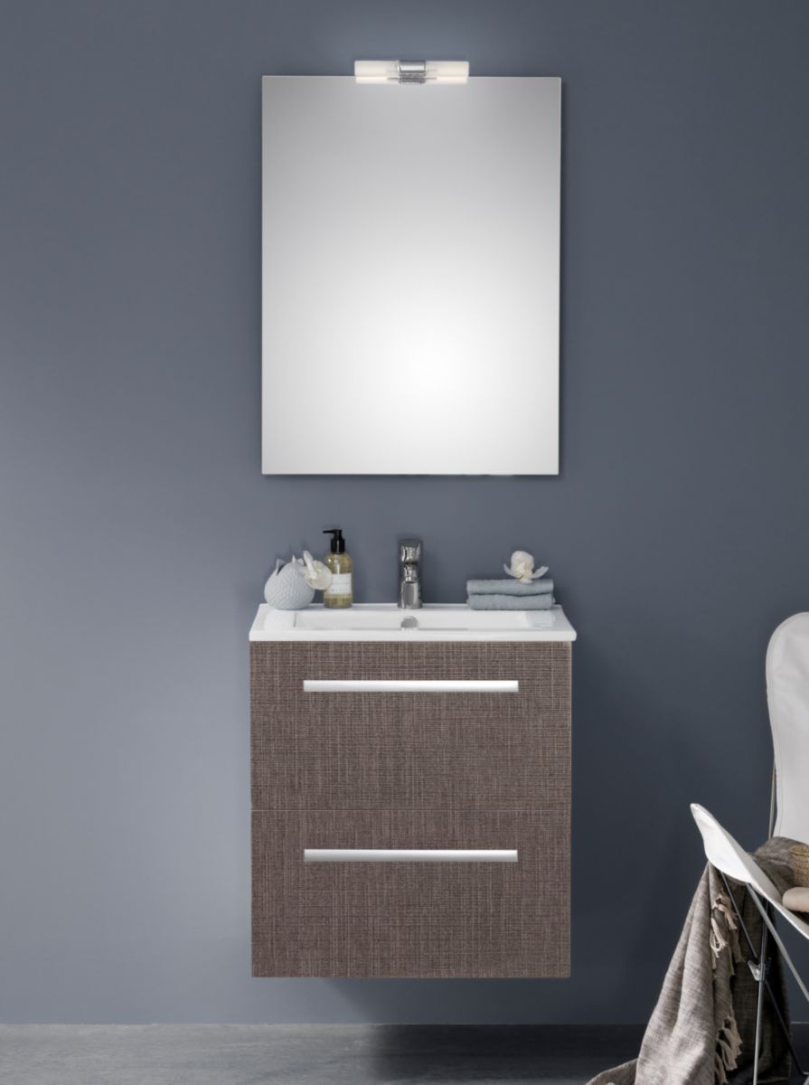 Carrelage Salle De Bain Terre Cuite ~ meuble 2 tiroirs 60 cm woodstock tissu gris fonc alterna Carrelage Salle De Bain Terre Cuite ~ meuble 2 tiroirs 60 cm woodstock tissu gris fonc alterna