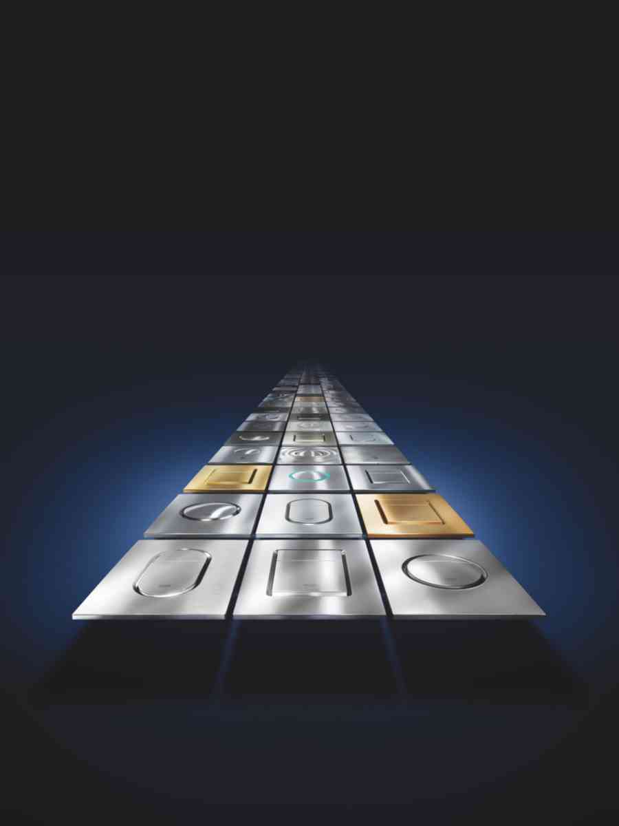 GROHE Nova Cosmopolitan Plaque De Commande WC Small Verticale