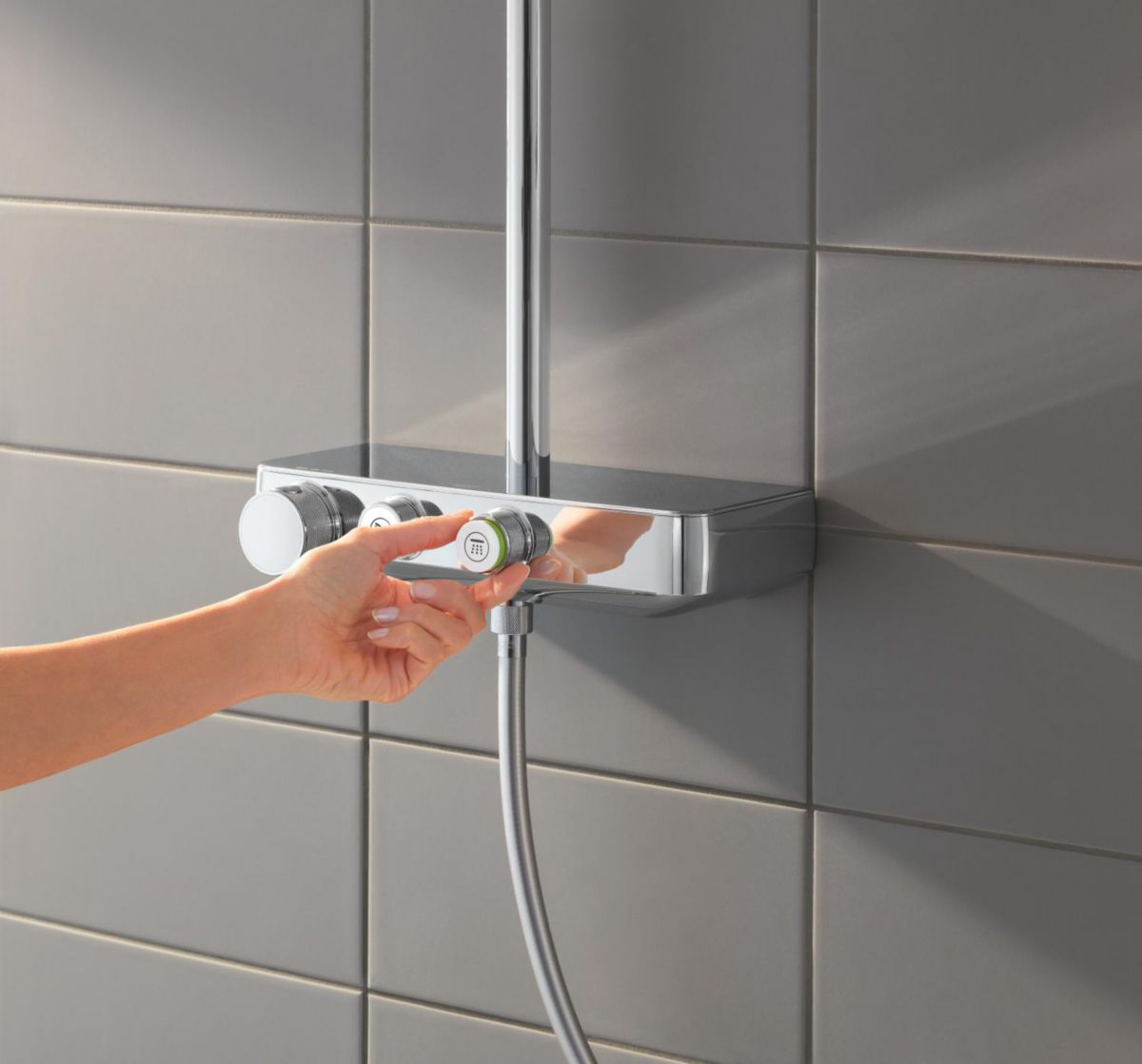 GROHE Colonne de douche avec mitigeur thermostatique Euphoria