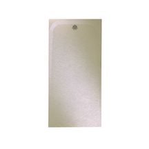 Receveur de douche Unic Slate aspect ardoise en akron aspect déco rectangulaire 180 x 100 cm beige Réf. 53029474
