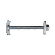 Fixation de paroi creuse Novipro plaquettes soudées 10x120, écrous nylon 2 points d'ancrage