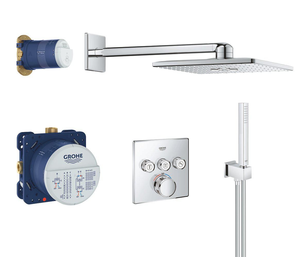 GROHE Set thermostatique encastré Grohtherm SmartControl réf