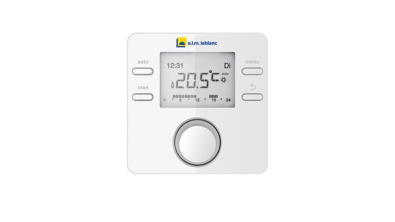 ELM LEBLANC - Regulation ambiance programmable CR100 / Réf 7738111048 | Cedeo