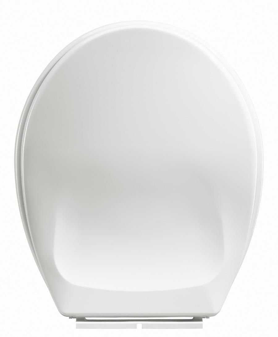 Abattant wc double blanc en polypropylène Monaco SIAMP - Plomberie