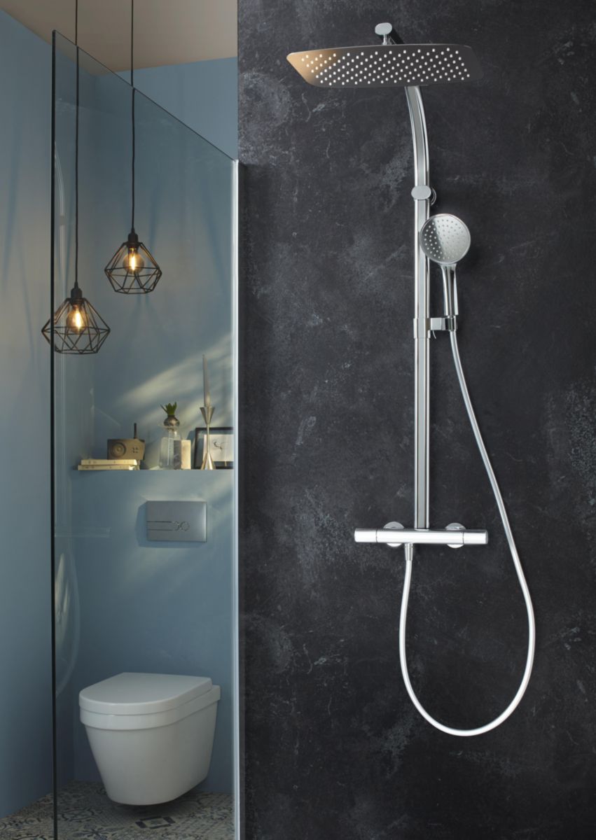 JACOB DELAFON Colonne de douche Oblo Design avec mitigeur