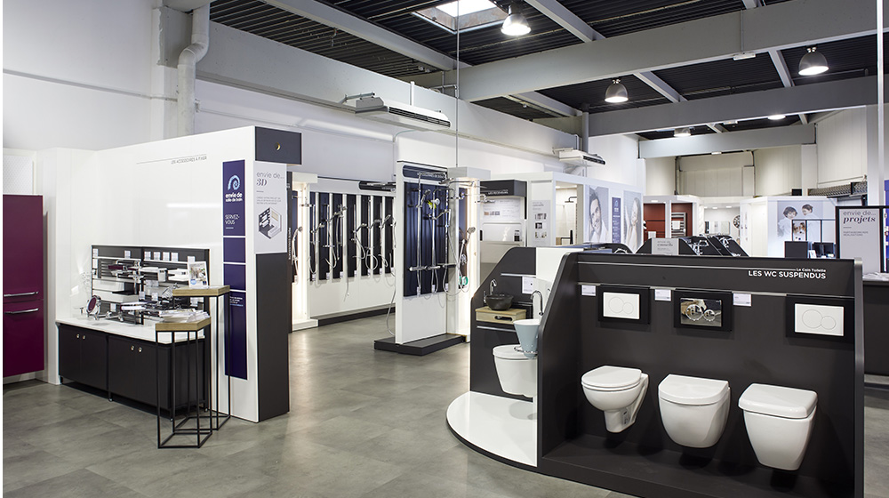 Magasin salle de bain à Rouen Rive Gauche | Envie de salle de bain