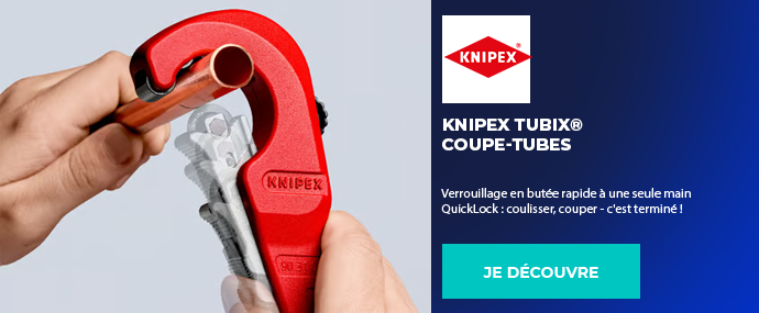 Bannière KNIPEX - Coupe-tubes TubiX