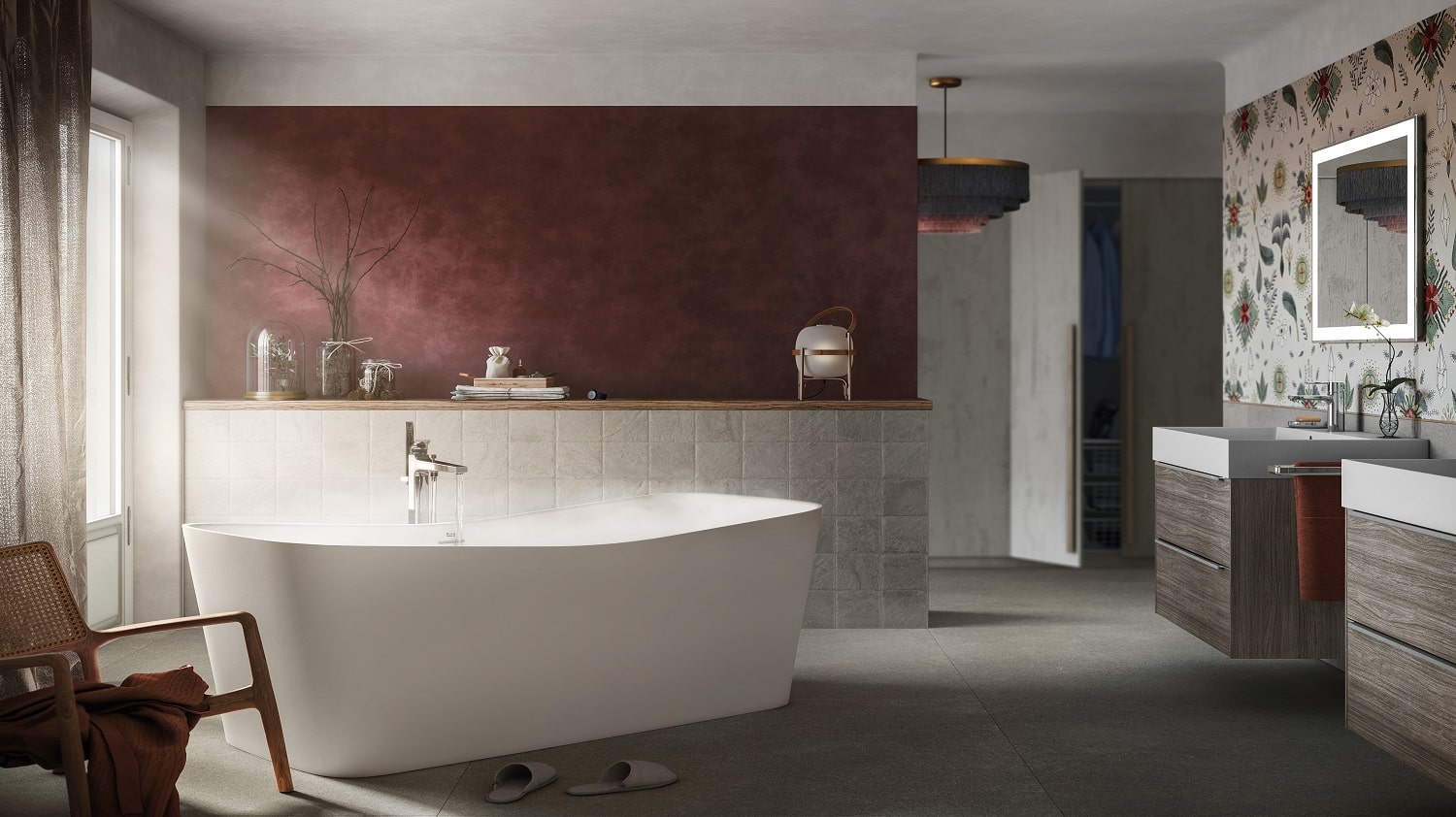 La baignoire îlot, star des salles de bain classiques ou modernes La baignoire îlot, star des salles de bain classiques ou modernes