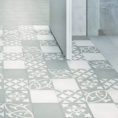 Dedeco Dos De Douche D'angle Imperméable Motif : Blanc V1, 2 X 90x200