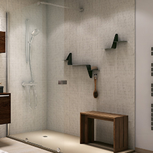 Douche à l'italienne Douche à l'italienne