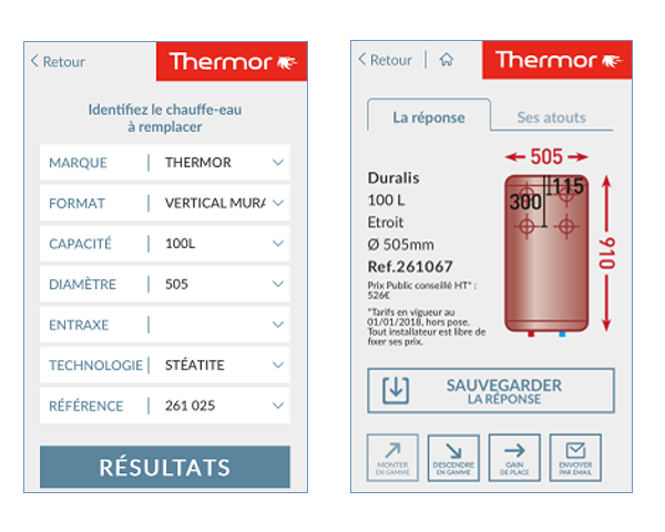 Découvrez l'application THERMOR